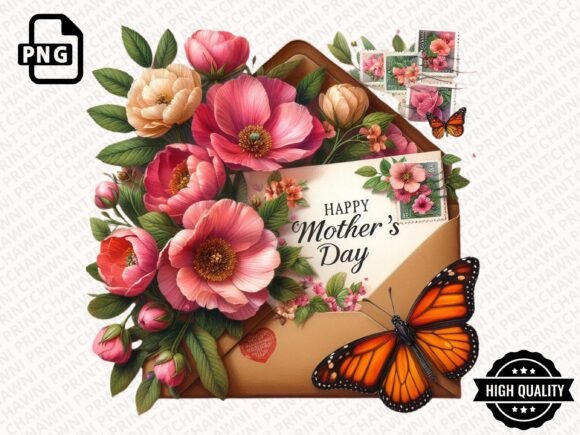 Download Mother's Day Floral Clipart PNG - Png Collection