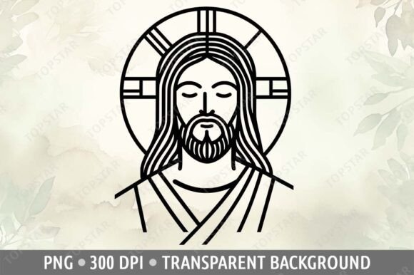 Download Jesus Abstract Art PNG Sublimation - Abstract art Collection