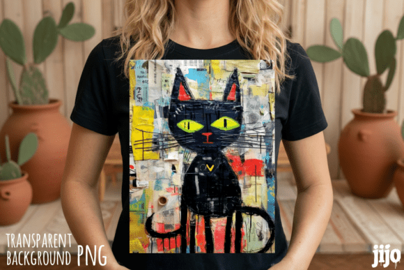 Download Cat Graffiti Abstract Art PNG - Abstract art Collection