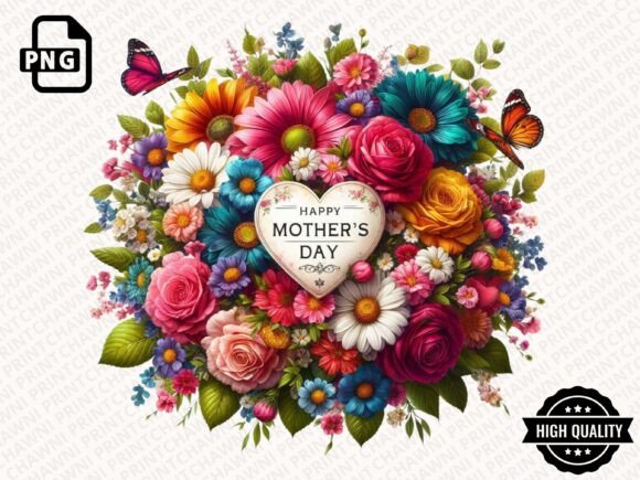 Download Mother's Day Floral Clipart PNG - Png Collection