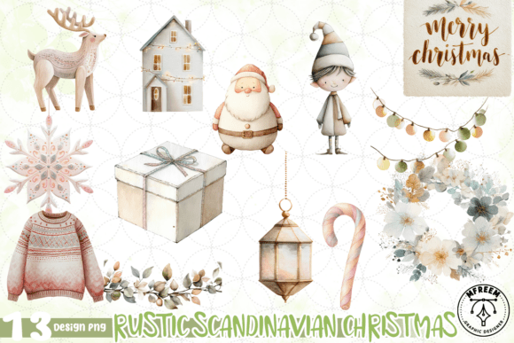 Download Rustic Scandinavian Christmas PNG - Png Collection