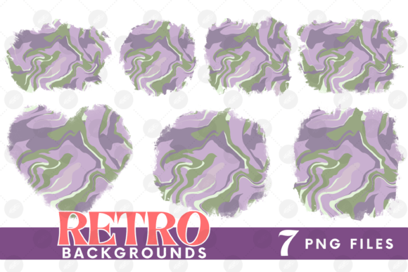 Download Retro Background Bundle Png Fluid Paper - Png Collection