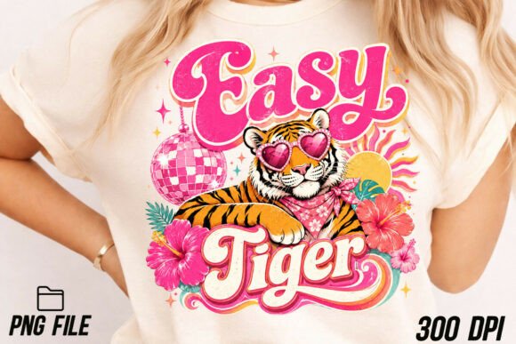 Download Easy Tiger Retro Summer PNG Pink Disco - Png Collection
