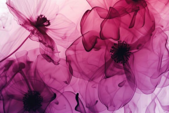 Download Delicate Pink Floral Abstract Art Backgr - Abstract art Collection