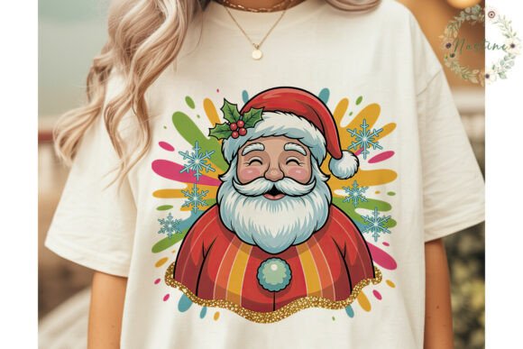 Download Glitter Splatter Santa PNG Clipart - Png Collection