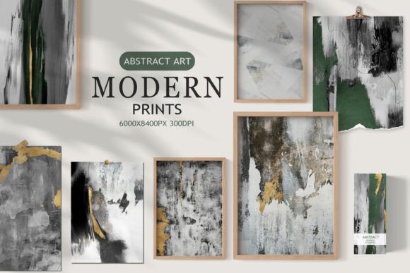 Download Abstract Art Print, Wall Art, Black - Premium Resources