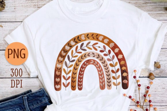 Download Boho Botanical Autumn Rainbow PNG - Png Collection