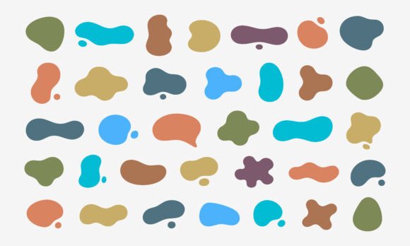 Download Abstract Hand Drawn Blob Shapes SVG PNG - Png Collection