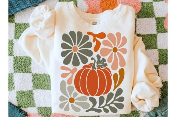 Download Boho Floral Fall Png, Pumpkin Season Png - Png Collection