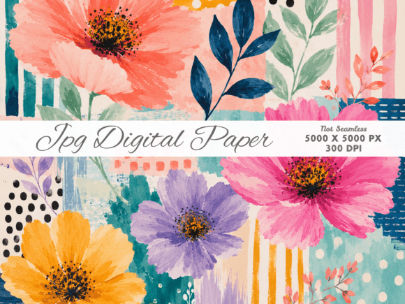 Download Creative Abstract Texture Digital Paper - Digital paper Collection