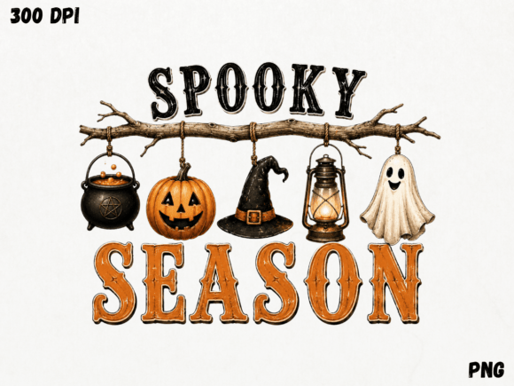 Download Spooky Season Hanging Icons PNG, Minimal - Png Collection